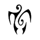 A stylish minimalist tribal turtle layout in a clean outline, carrying an aura of ancient Pacific wisdom.